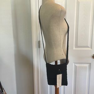 Carlo D’Santi Crossbody Crocheted purse Melbourne black